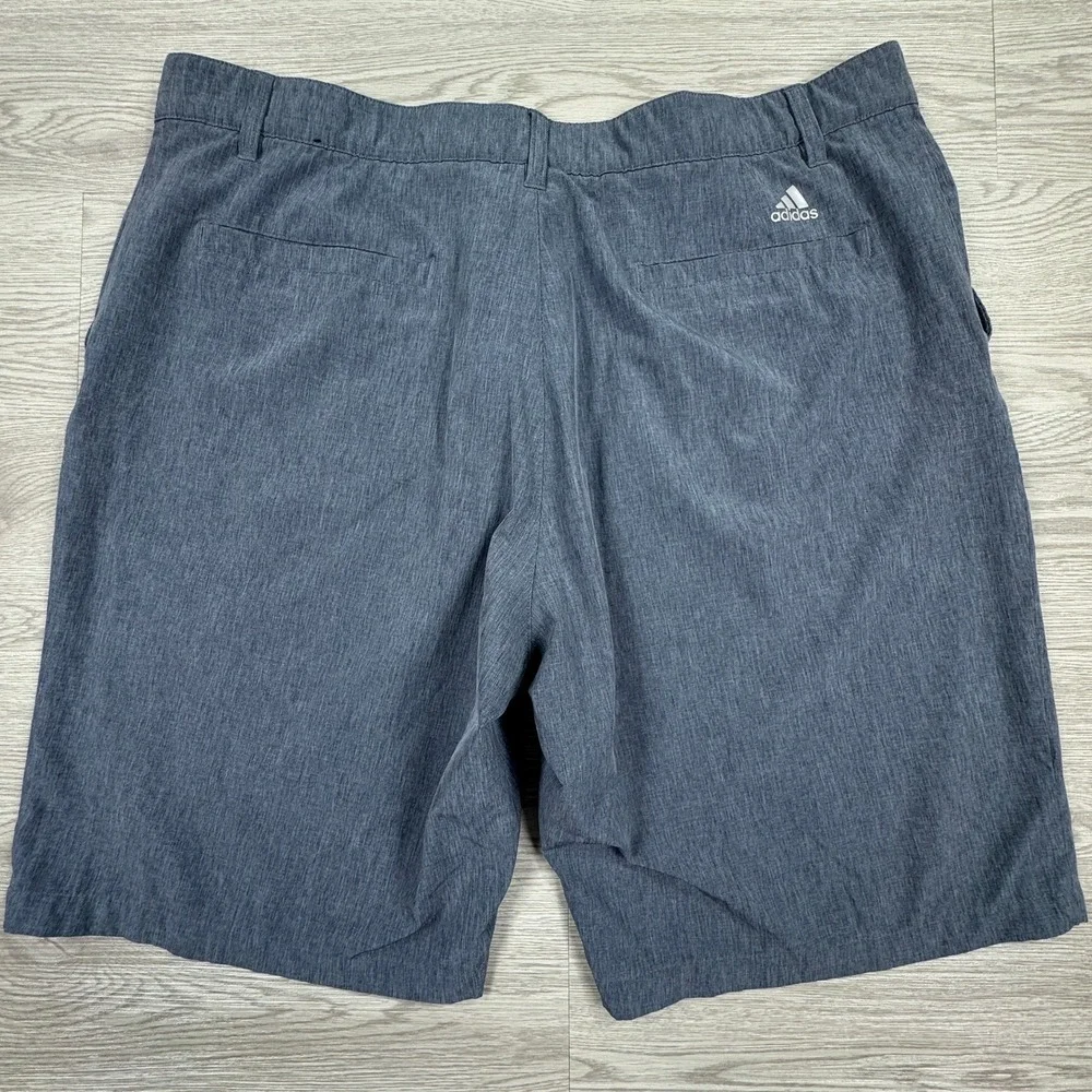 Adidas Men's Golf Shorts Ultimate365 Heathered Blue Size 40 Stretch Performance